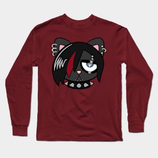 Cheer Up Emo Cat! Long Sleeve T-Shirt